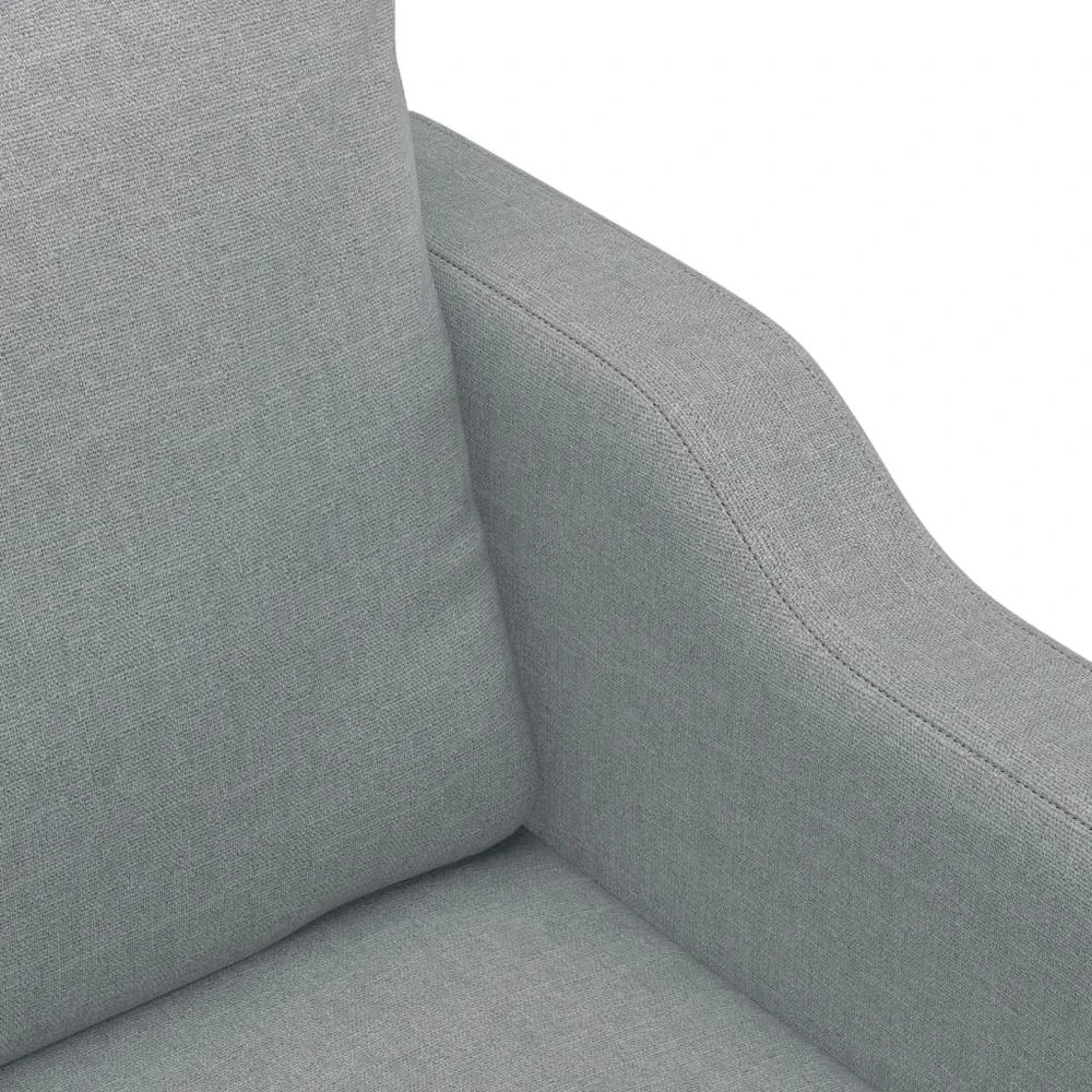 Sofa Sofos komplektas su pagalvėlėmis, 4 dalių, pilkas, audinys
