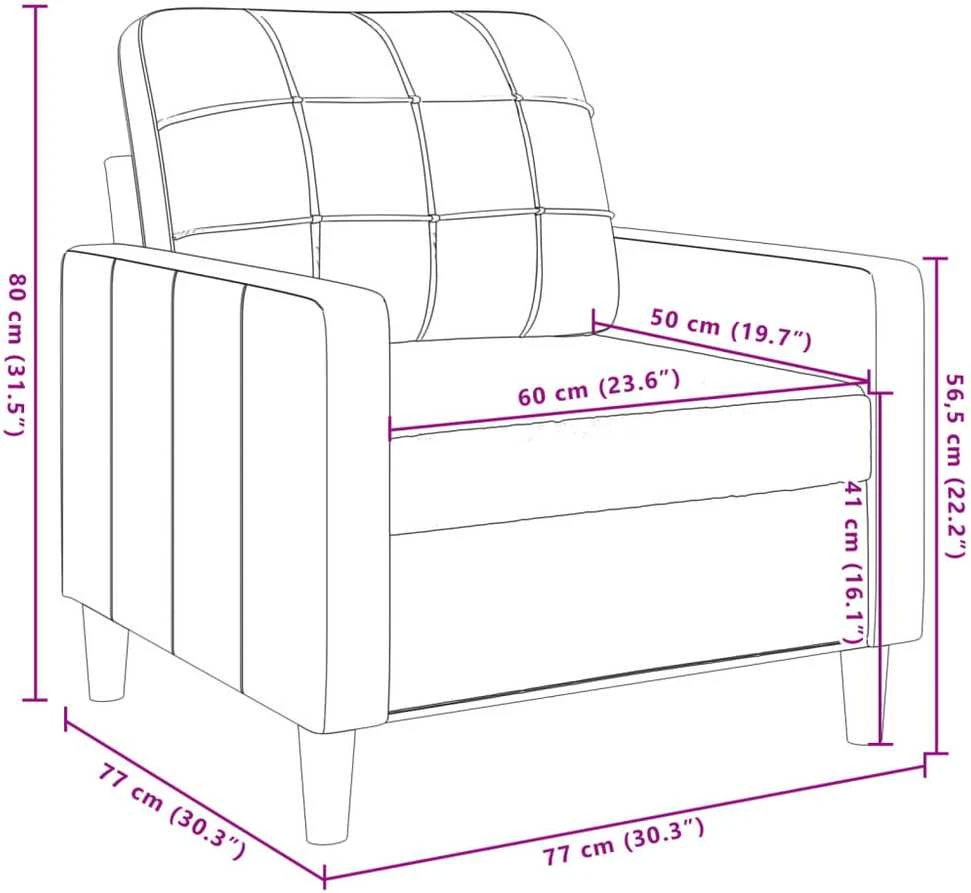 Sofa Sofos komplektas su pagalvėlėmis, 4 dalių, žalias, aksomas