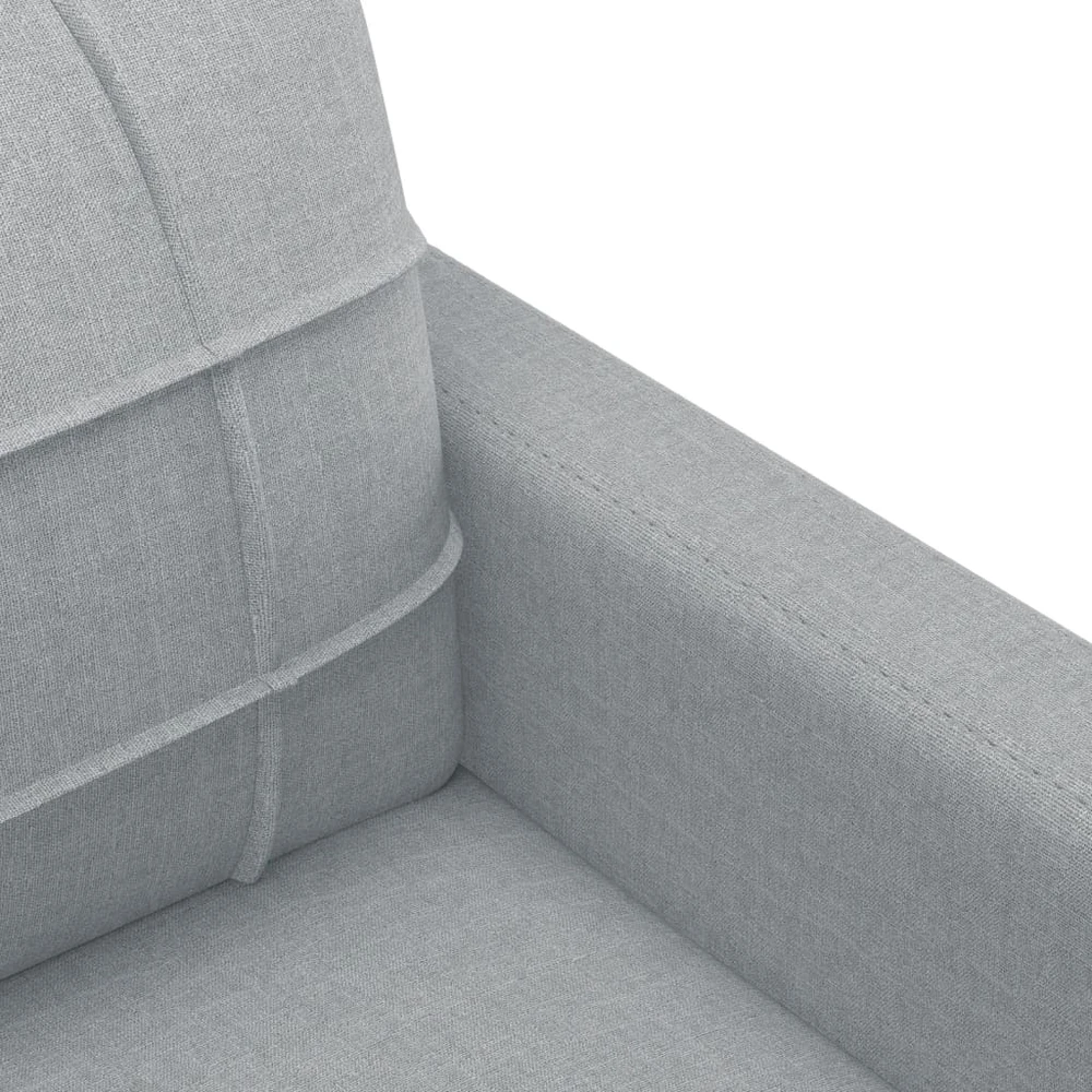 Sofa Sofos komplektas su pagalvėlėmis, 4 dalių, pilkas, audinys