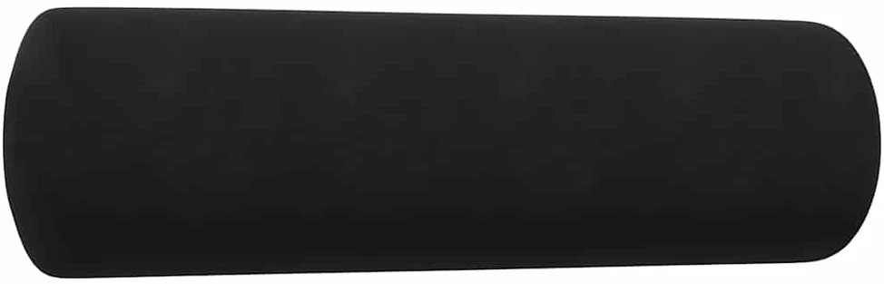 Sofa Sofos komplektas su pagalvėlėmis, 4 dalių, juodas, aksomas