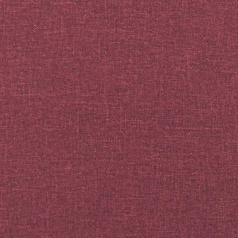 Sofa Sofos komplektas su pagalvėlėmis, 4 dalių, vyno, audinys