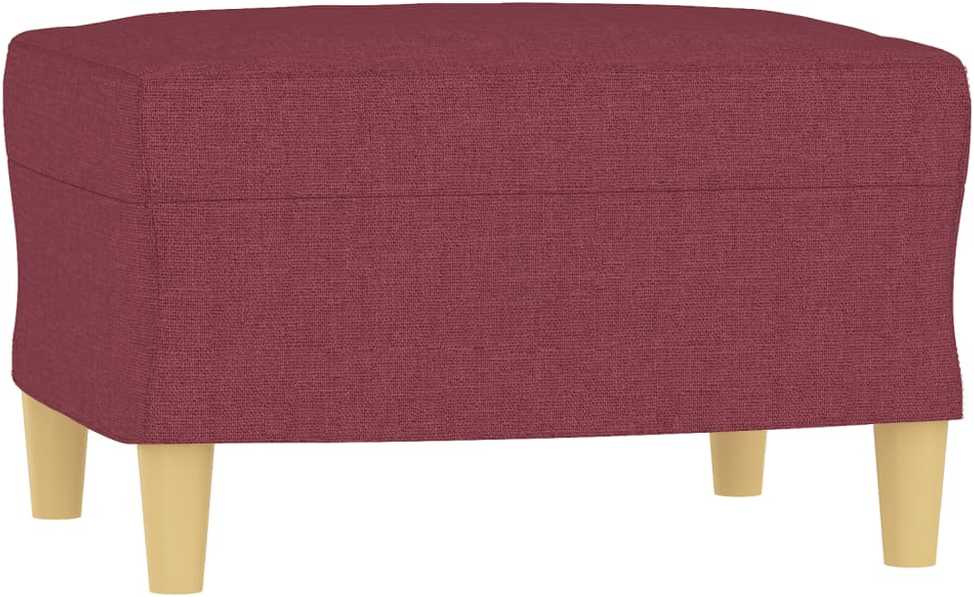 Sofa Sofos komplektas su pagalvėlėmis, 4 dalių, vyno, audinys