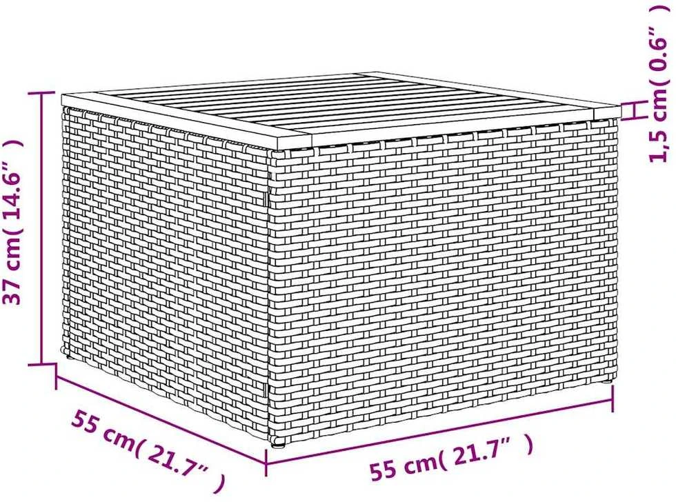 Lauko baldų komplektas Sofos komplektas su pagalvėlėmis, 7 dalių, pilkas, poliratanas