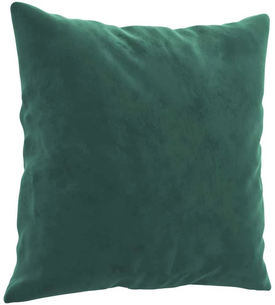 Sofa Sofos komplektas su pagalvėmis, 2 dalių, žalias, aksomas