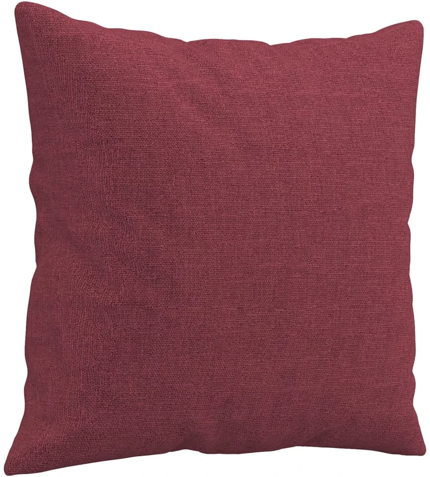 Sofa Sofos komplektas su pagalvėmis, 2 dalių, vyno, audinys