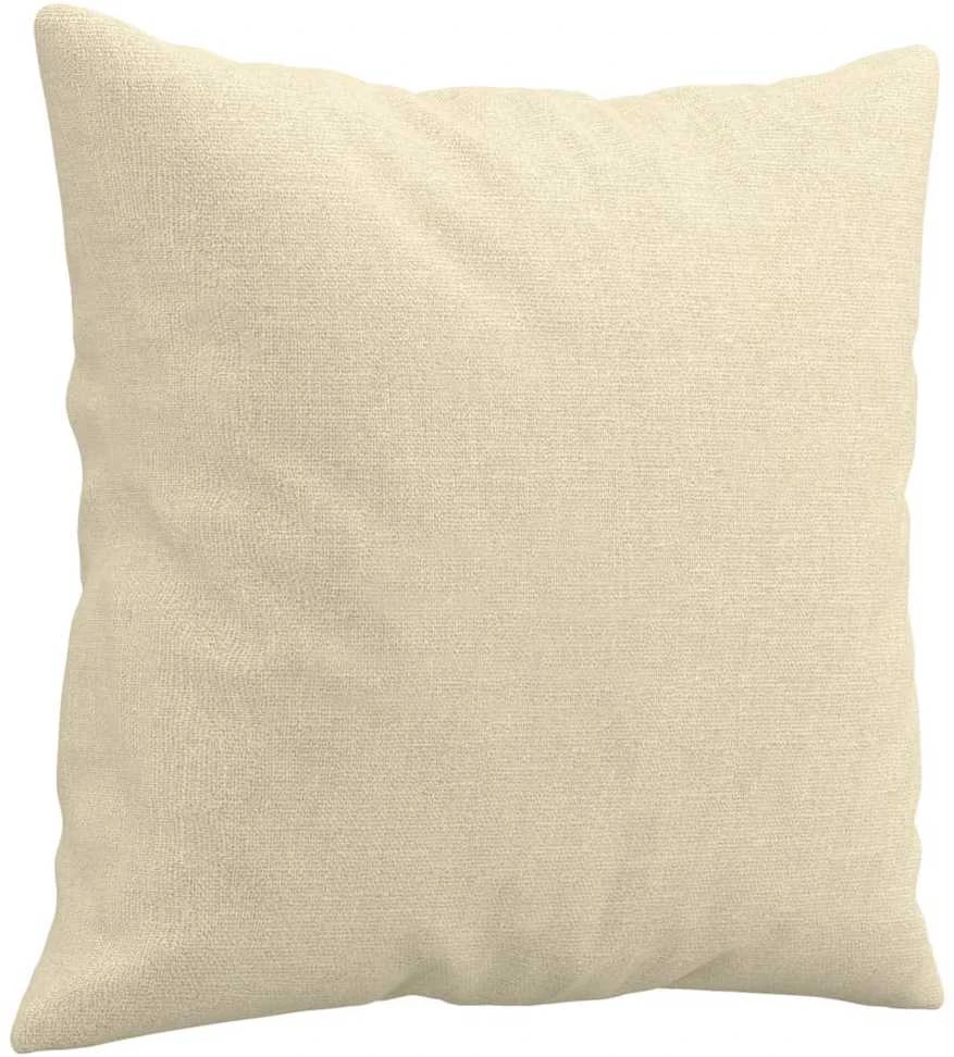 Sofa Sofos komplektas su pagalvėmis, 2 dalių, kreminis, audinys