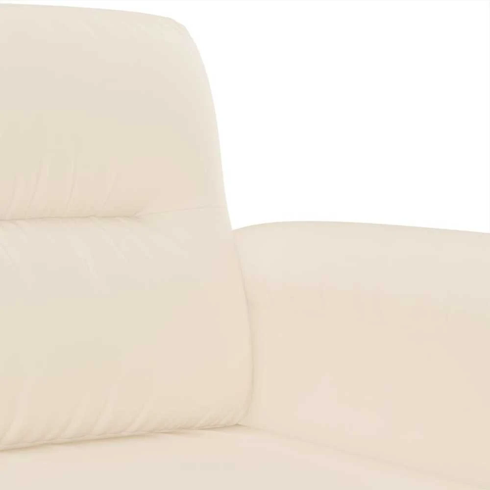 Sofa Sofos komplektas su pagalvėmis, 2 dalių, smėlio, audinys