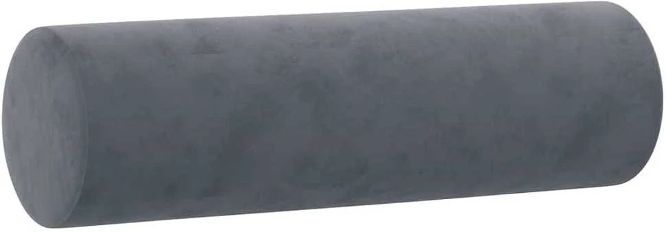 Sofa Sofos komplektas su pagalvėmis, 3 dalių, pilkas, aksomas
