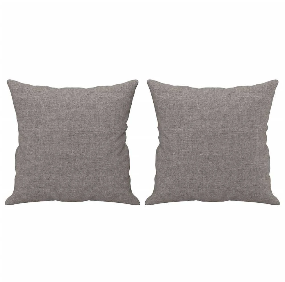Sofa Sofos komplektas su pagalvėmis, 3 dalių, taupe, audinys