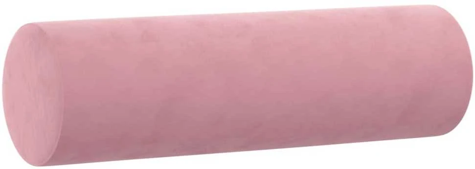 Sofa Sofos komplektas su pagalvėmis, 3 dalių, rožinis, aksomas