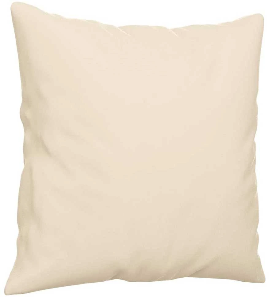Sofa Sofos komplektas su pagalvėmis, 3 dalių, smėlio, audinys