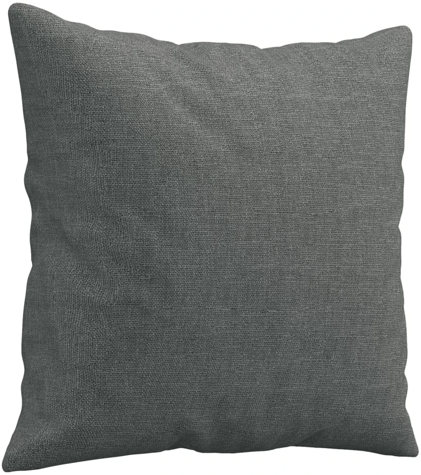 Sofa Sofos komplektas su pagalvėmis, 3 dalių, pilkas, audinys