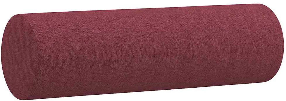 Sofa Sofos komplektas su pagalvėmis, 3 dalių, vyno, audinys