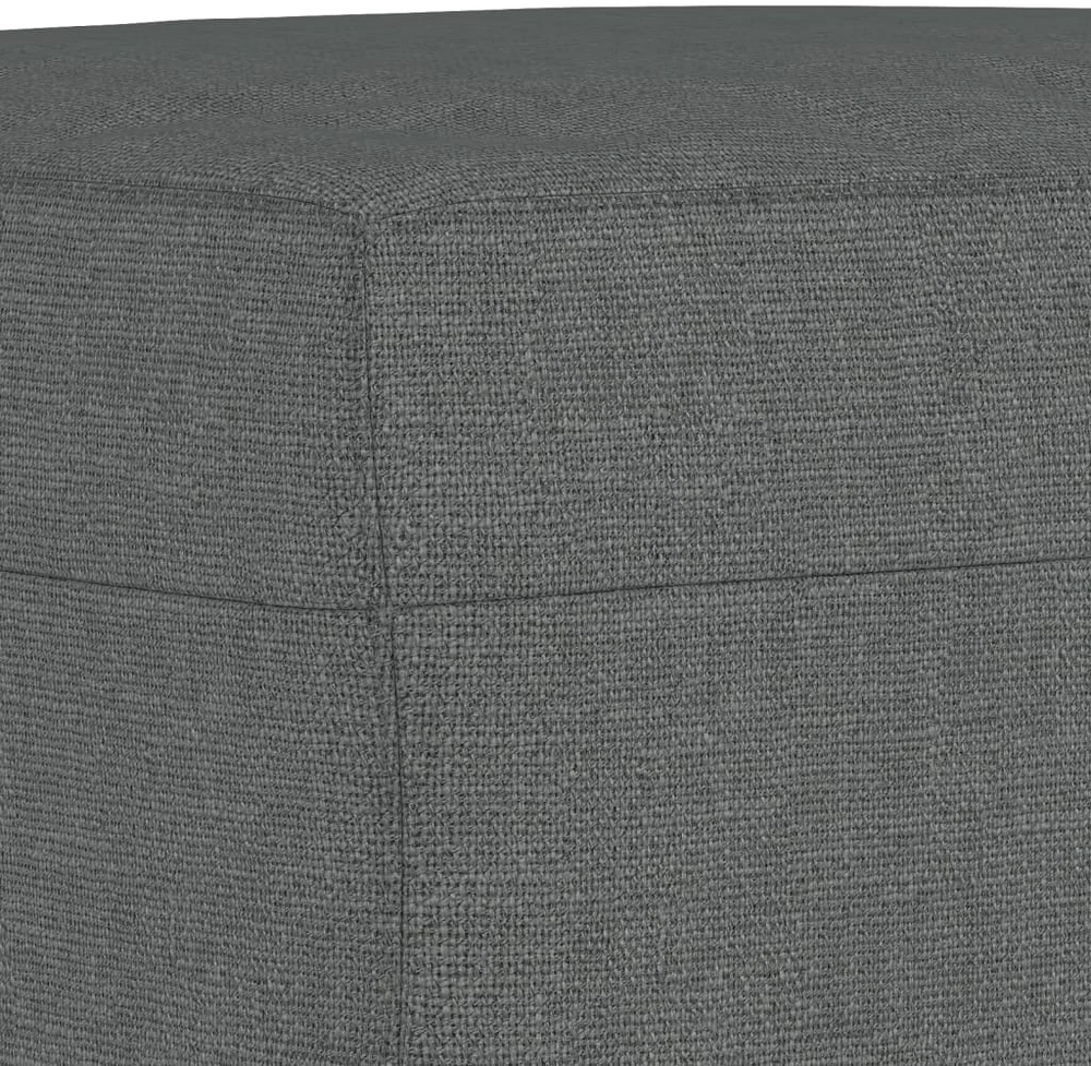 Sofa Sofos komplektas su pagalvėmis, 3 dalių, pilkas, audinys