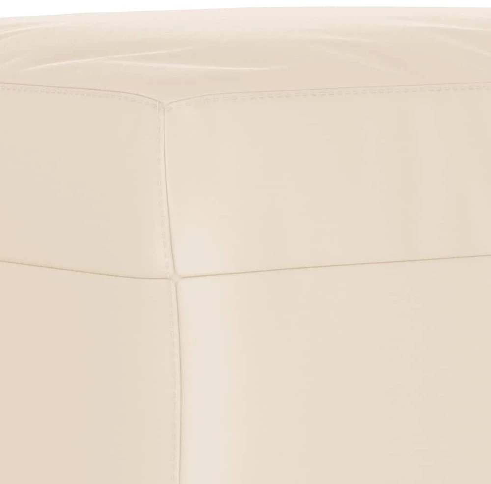 Sofa Sofos komplektas su pagalvėmis, 3 dalių, smėlio, audinys