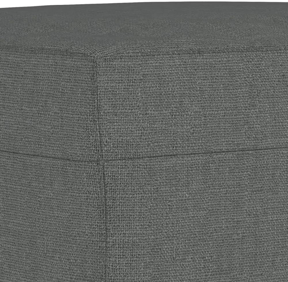Sofa Sofos komplektas su pagalvėmis, 3 dalių, pilkas, audinys