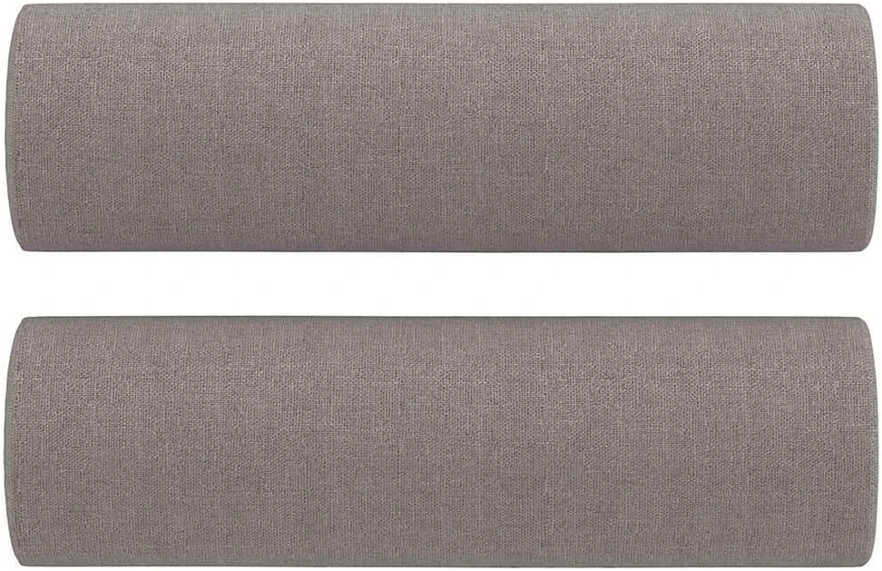Sofa Sofos komplektas su pagalvėmis, 3 dalių, taupe, audinys
