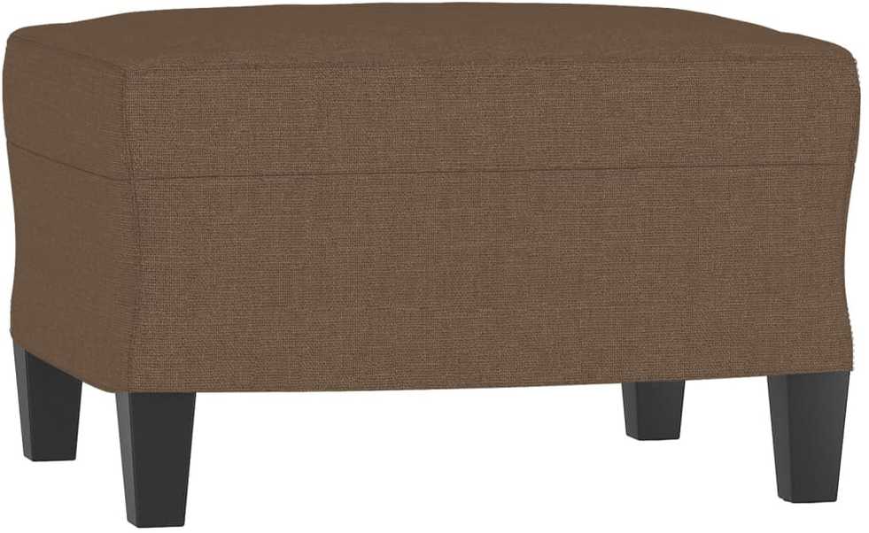 Sofa Sofos komplektas su pagalvėmis, 3 dalių, rudas, audinys