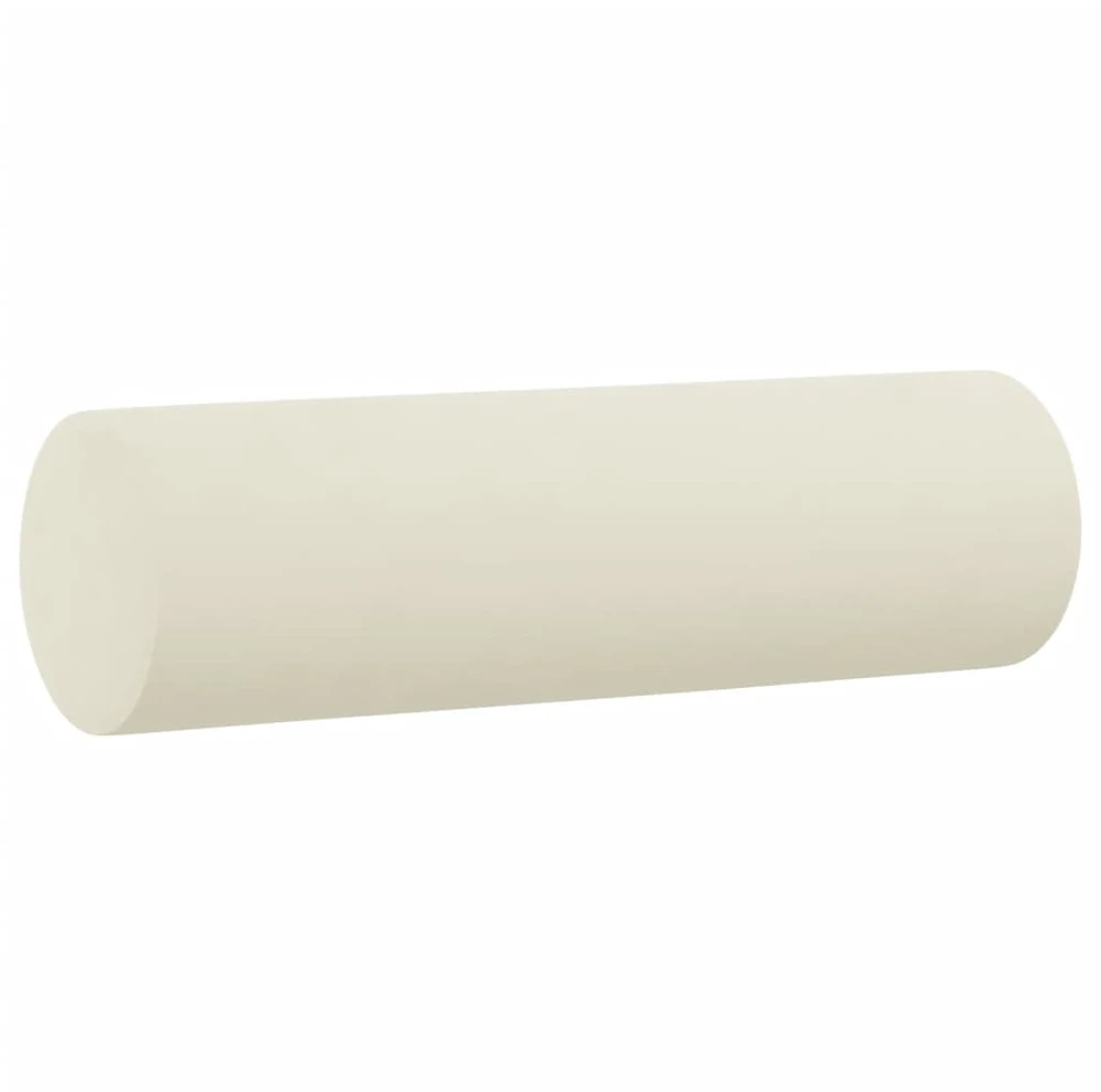 Sofa Sofos komplektas su pagalvėmis, 3 dalių, kreminis, aksomas