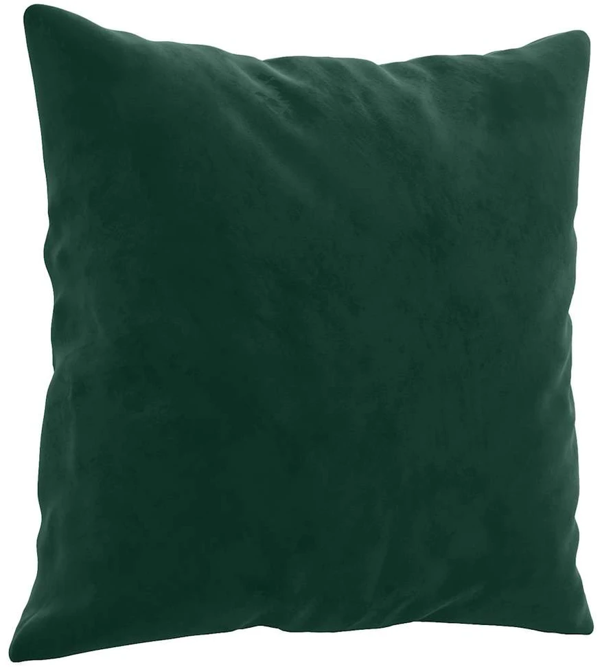 Sofa Sofos komplektas su pagalvėmis, 3 dalių, žalias, aksomas