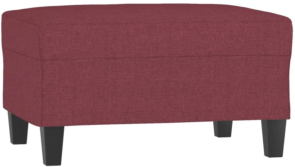 Sofa Sofos komplektas su pagalvėmis, 4 dalių, vyno, audinys
