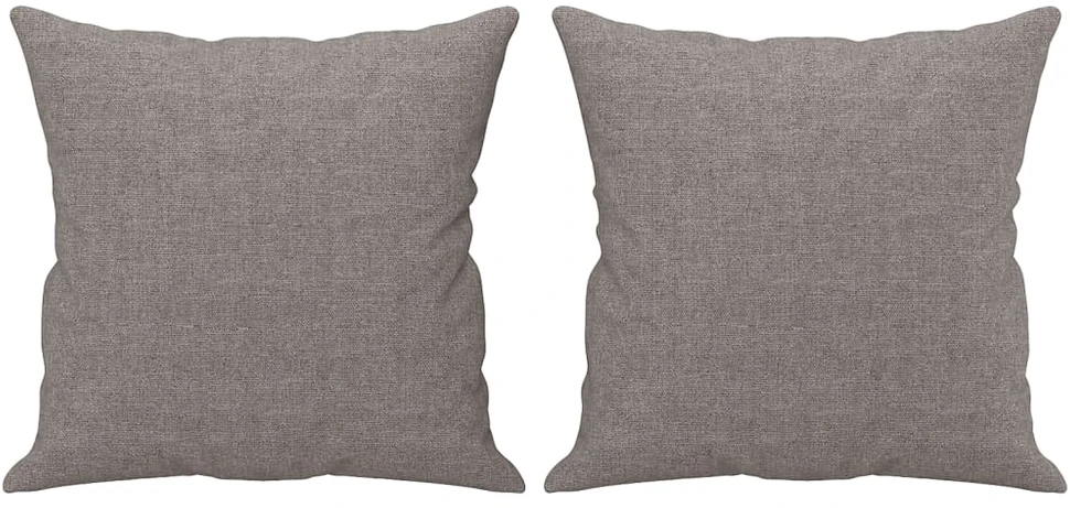 Sofa Sofos komplektas su pagalvėmis, 4 dalių, taupe, audinys