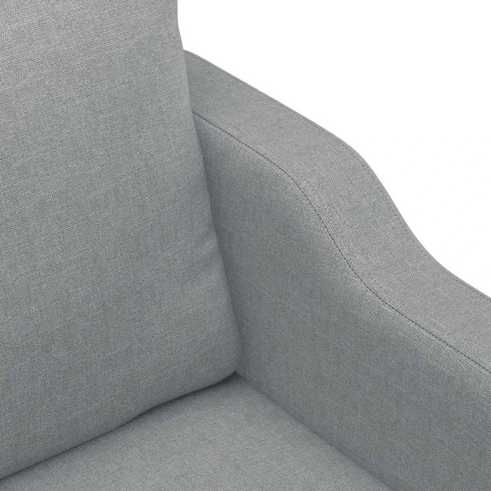 Sofa Sofos komplektas su pagalvėmis, 4 dalių, pilkas, audinys
