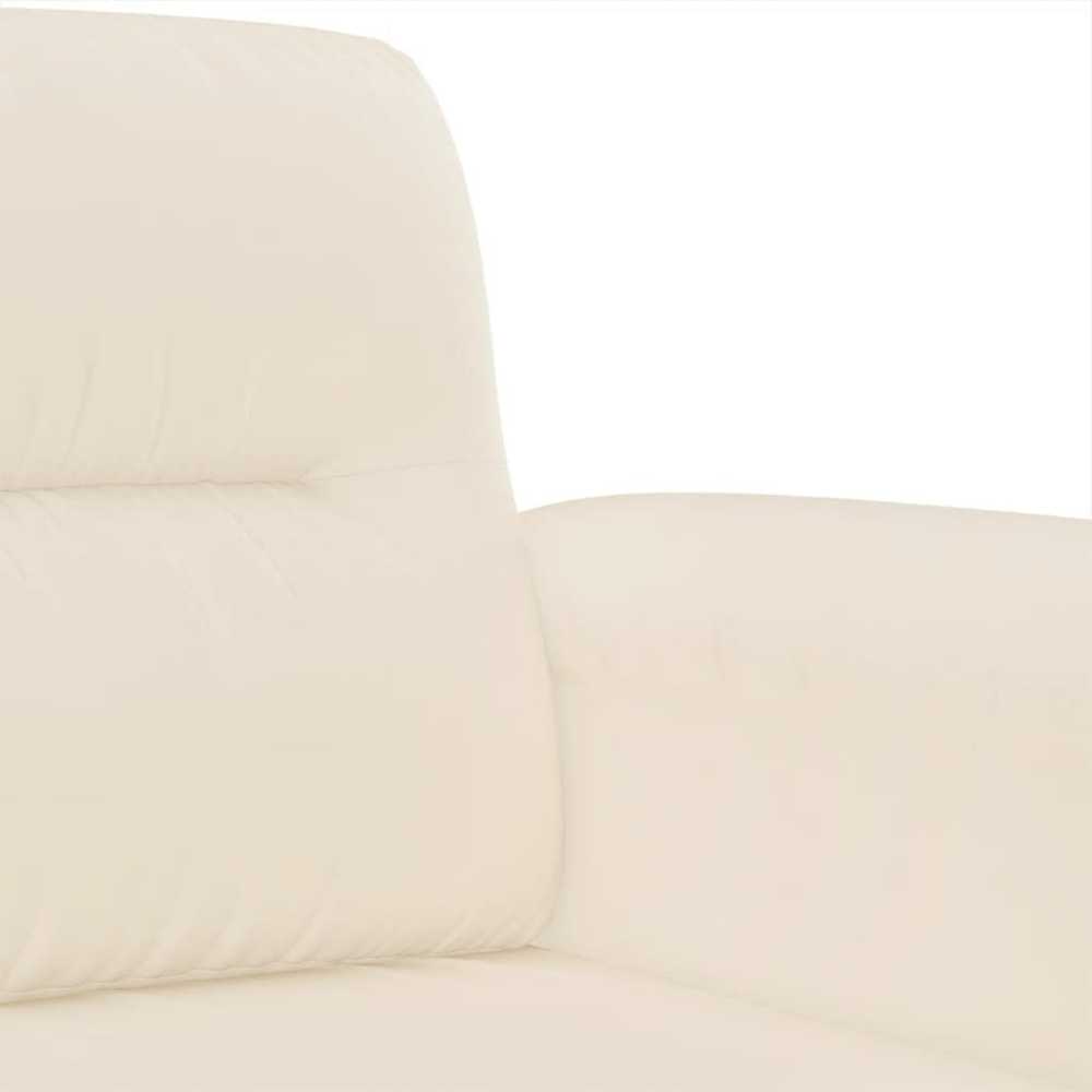 Sofa Sofos komplektas su pagalvėmis, 4 dalių, smėlio, audinys