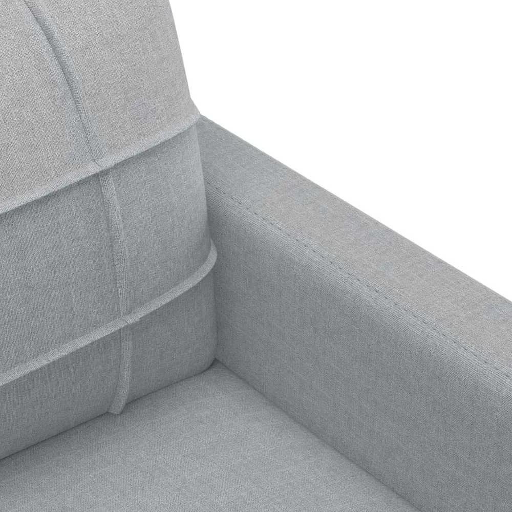 Sofa Sofos komplektas su pagalvėmis, 4 dalių, pilkas, audinys