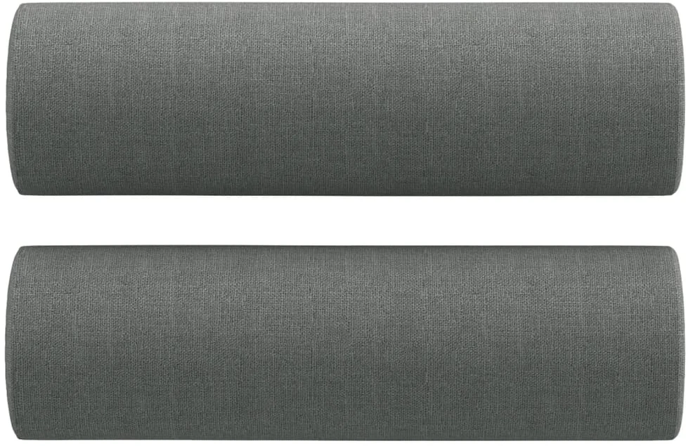 Sofa Sofos komplektas su pagalvėmis, 4 dalių, pilkas, audinys
