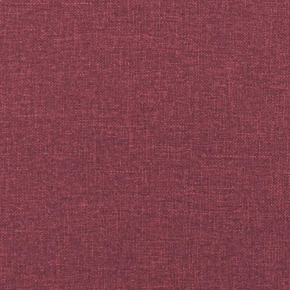 Sofa Sofos komplektas su pagalvėmis, 4 dalių, vyno, audinys