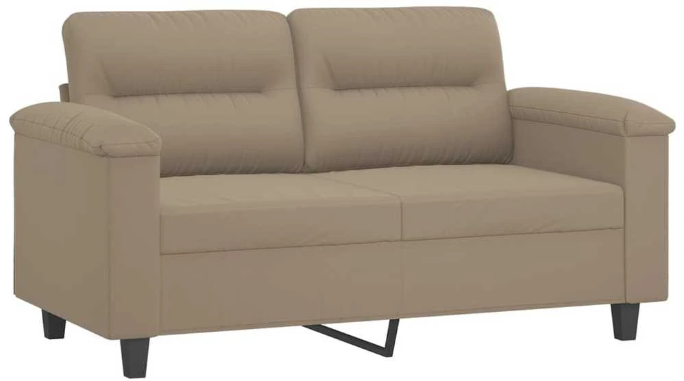 Sofa Sofos komplektas su pagalvėmis, 4 dalių, taupe, audinys
