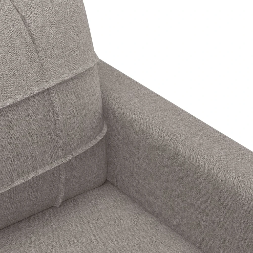 Sofa Sofos komplektas su pagalvėmis, 4 dalių, taupe, audinys