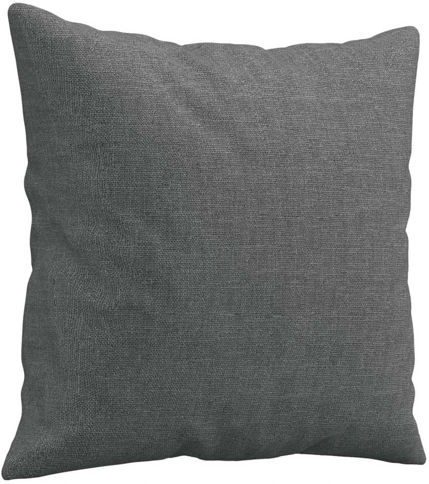 Sofa Sofos komplektas su pagalvėmis, 4 dalių, pilkas, audinys