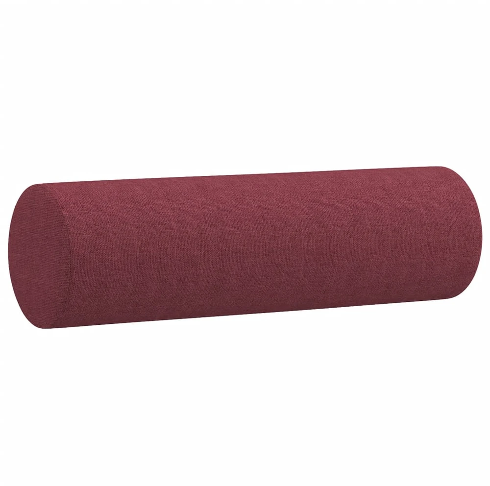 Sofa Sofos komplektas su pagalvėmis, 4 dalių, vyno, audinys