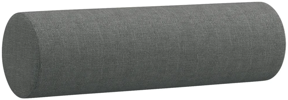 Sofa Sofos komplektas su pagalvėmis, 4 dalių, pilkas, audinys
