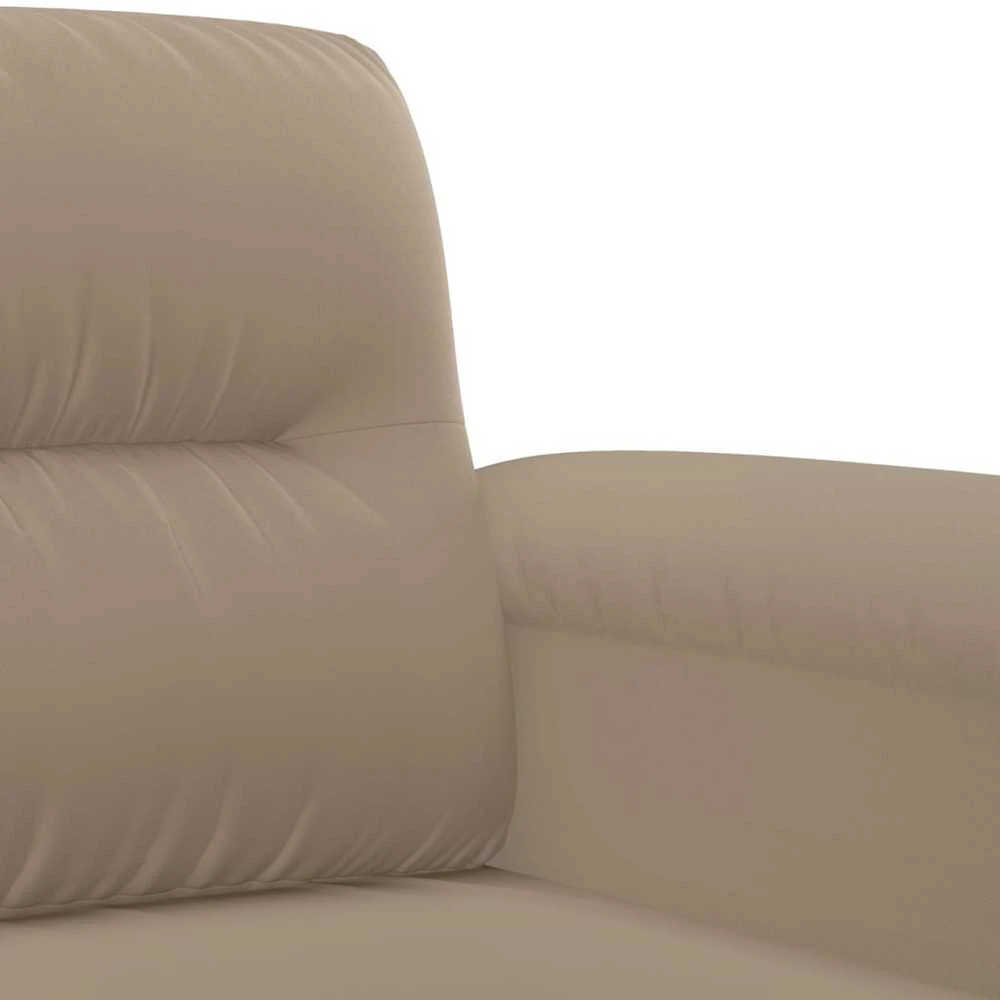 Sofa Sofos komplektas su pagalvėmis, 4 dalių, taupe, audinys