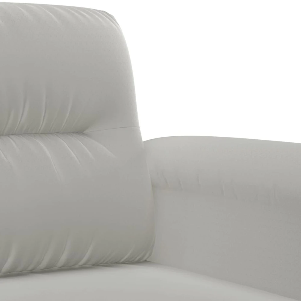 Sofa Sofos komplektas su pagalvėmis, 4 dalių, pilkas, audinys