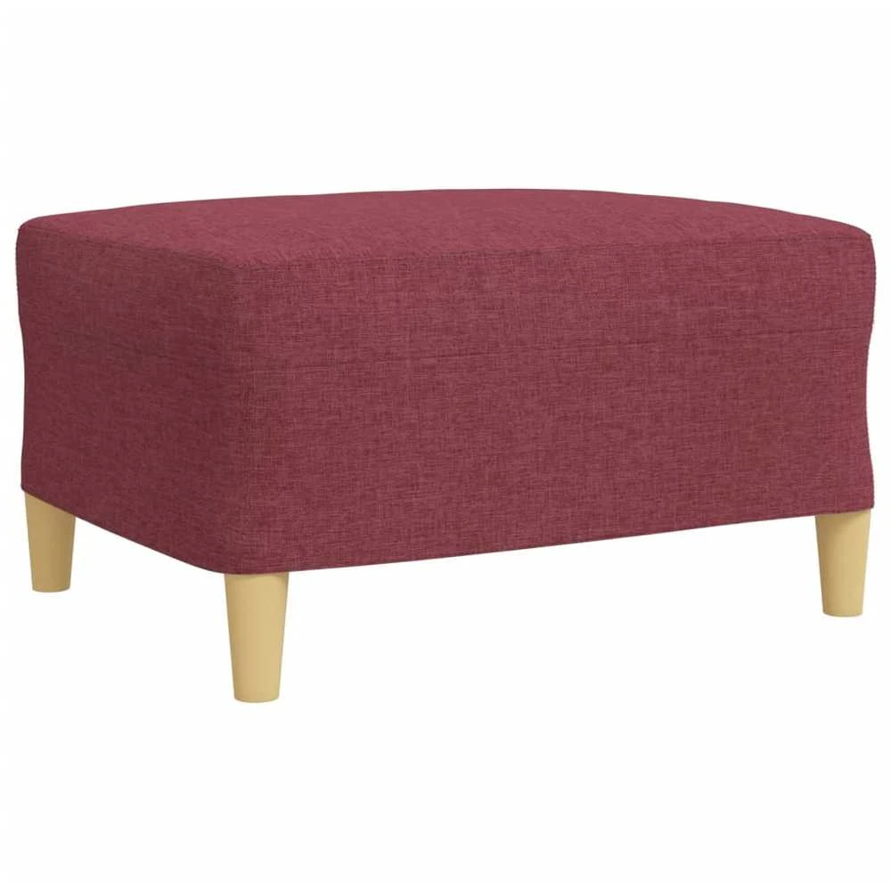Sofa Sofos komplektas su pagalvėmis/pakoja, 4 dalių, vyno raudona