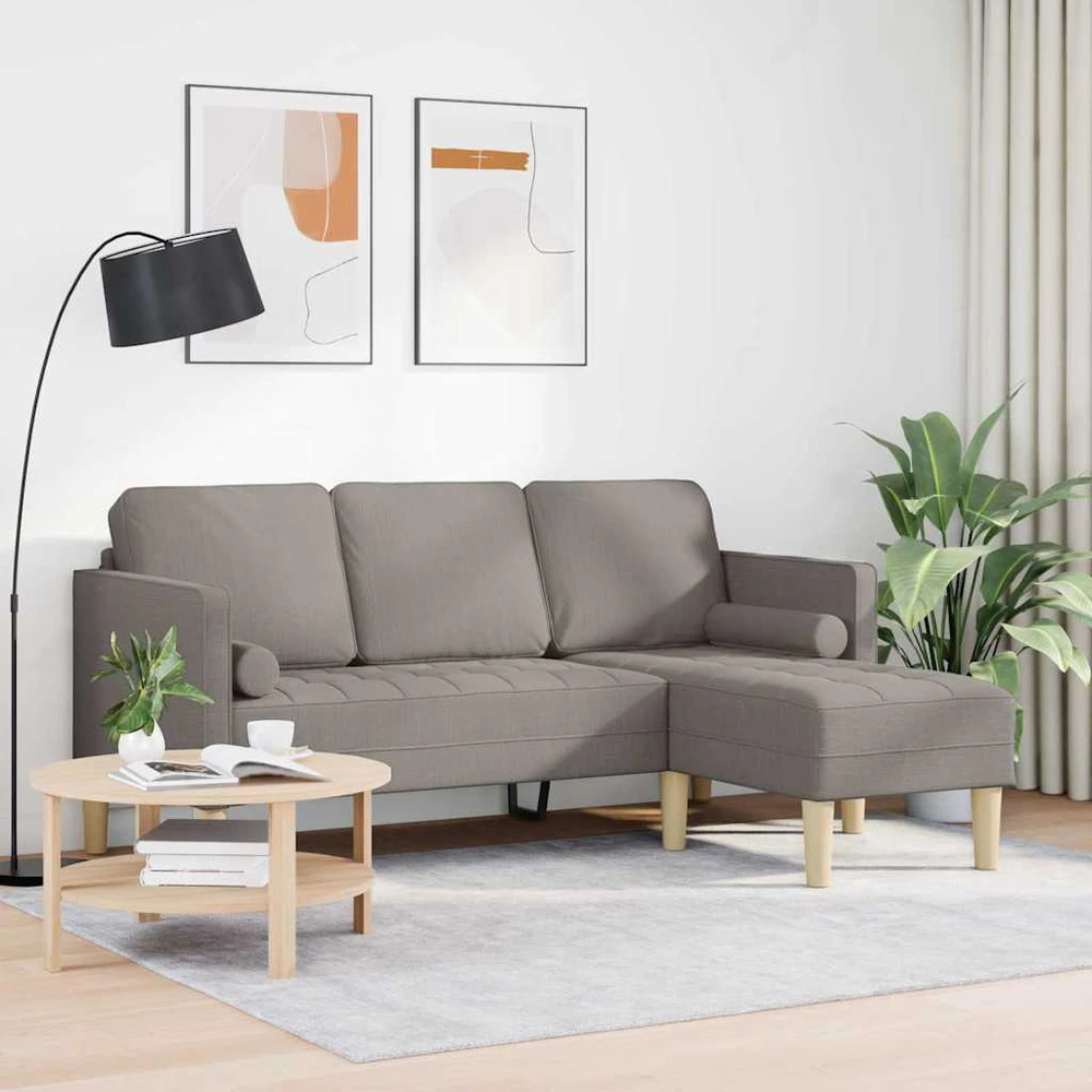 Sofa Sofos komplektas Tortora 173 x 131 x 67 cm Poliesteris