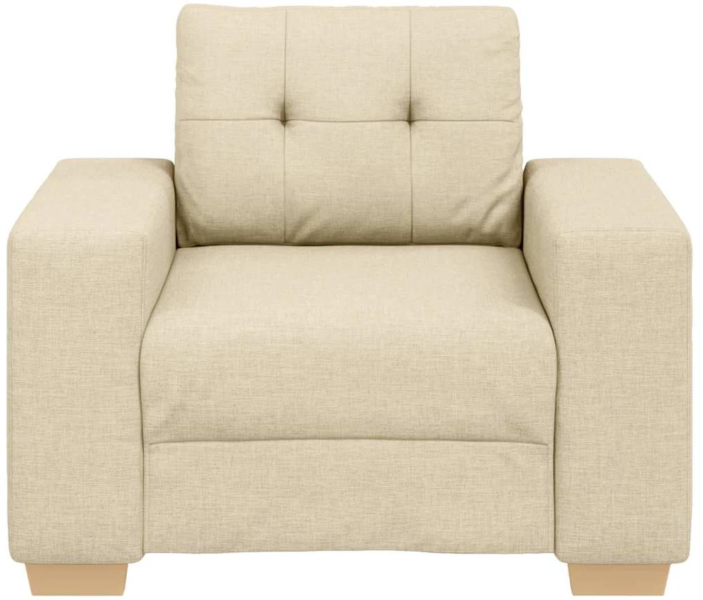 Sofa Sofos krėslas, kreminės spalvos, 100x78x80 cm, audinys