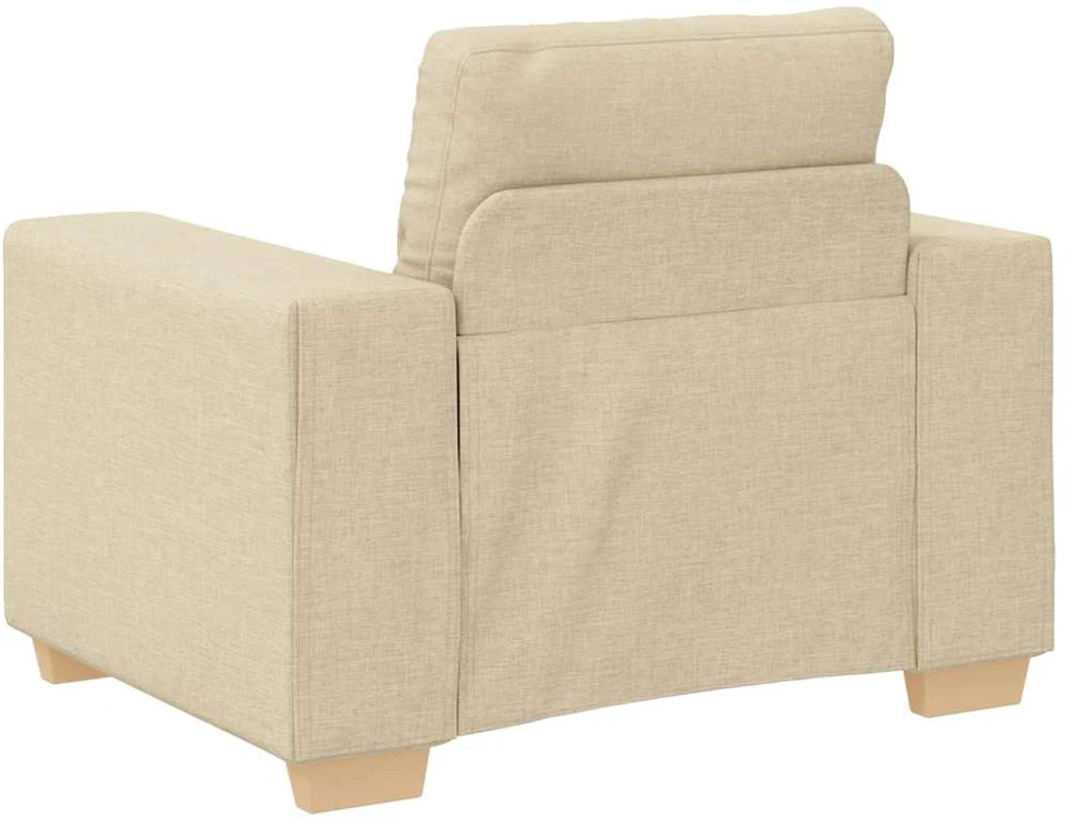 Sofa Sofos krėslas, kreminės spalvos, 100x78x80 cm, audinys