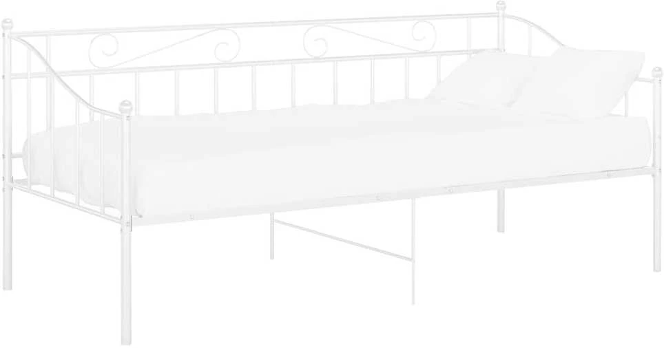 Sofos-lovos rėmas, baltos spalvos, 90x200cm, metalas
