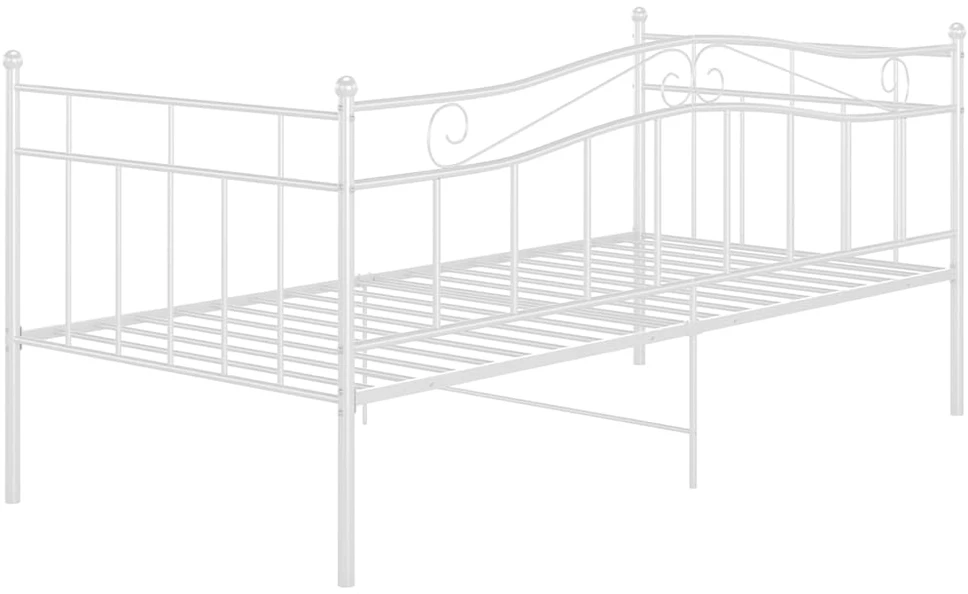 Sofos-lovos rėmas, baltos spalvos, 90x200cm, metalas