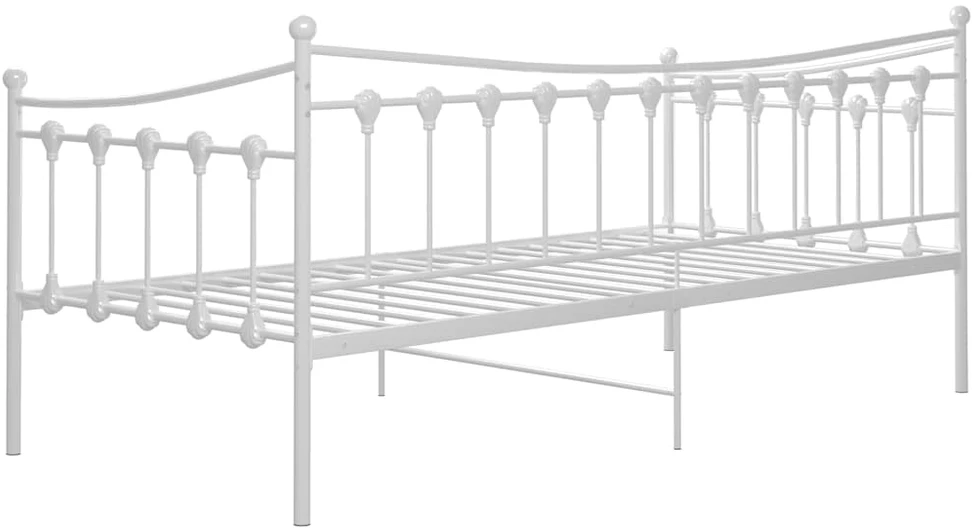 Sofos-lovos rėmas, baltos spalvos, 90x200cm, metalas