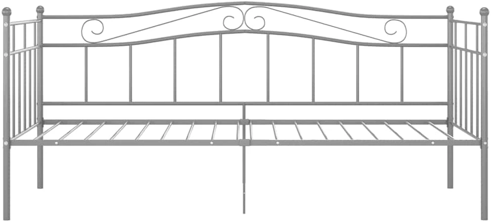 Sofos-lovos rėmas, pilkos spalvos, 90x200cm, metalas