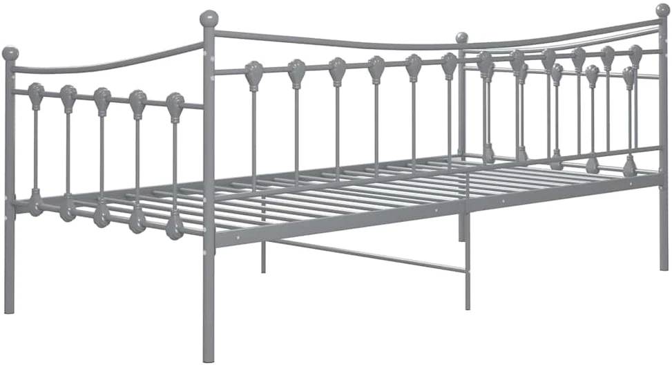 Sofos-lovos rėmas, pilkos spalvos, 90x200cm, metalas