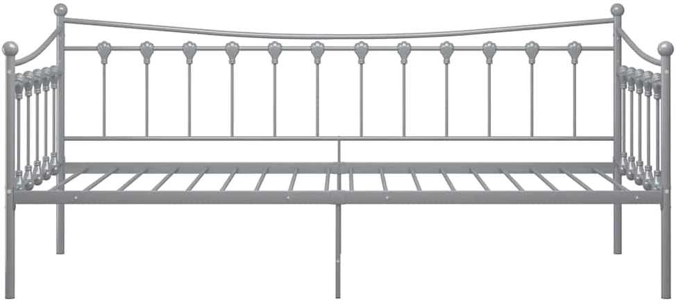 Sofos-lovos rėmas, pilkos spalvos, 90x200cm, metalas