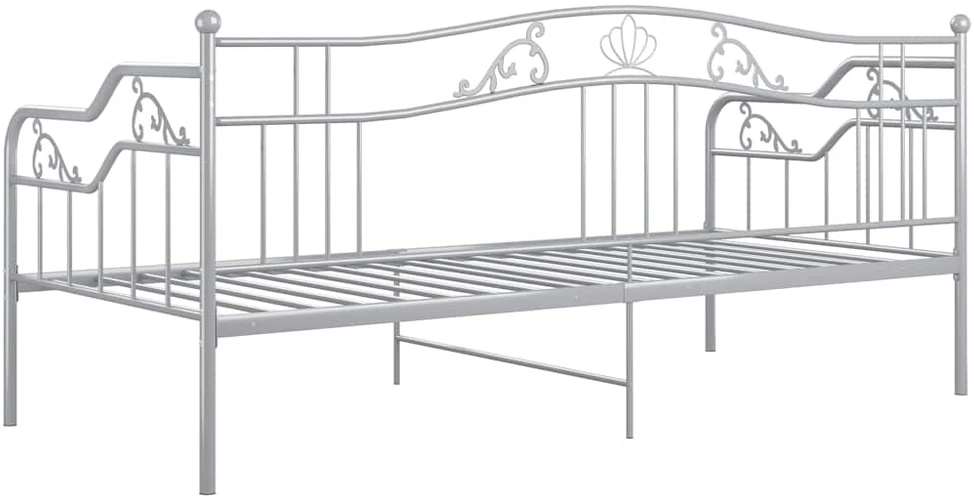 Sofos-lovos rėmas, pilkos spalvos, 90x200cm, metalas