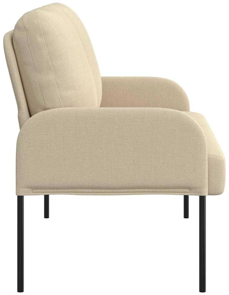 Sofa Sofos su pagalve 110cm Kreminė fanera